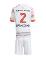 Bayern Munich Dayot Upamecano #2 Vieraspaita Lasten 2025-26 Lyhythihainen (+ shortsit)